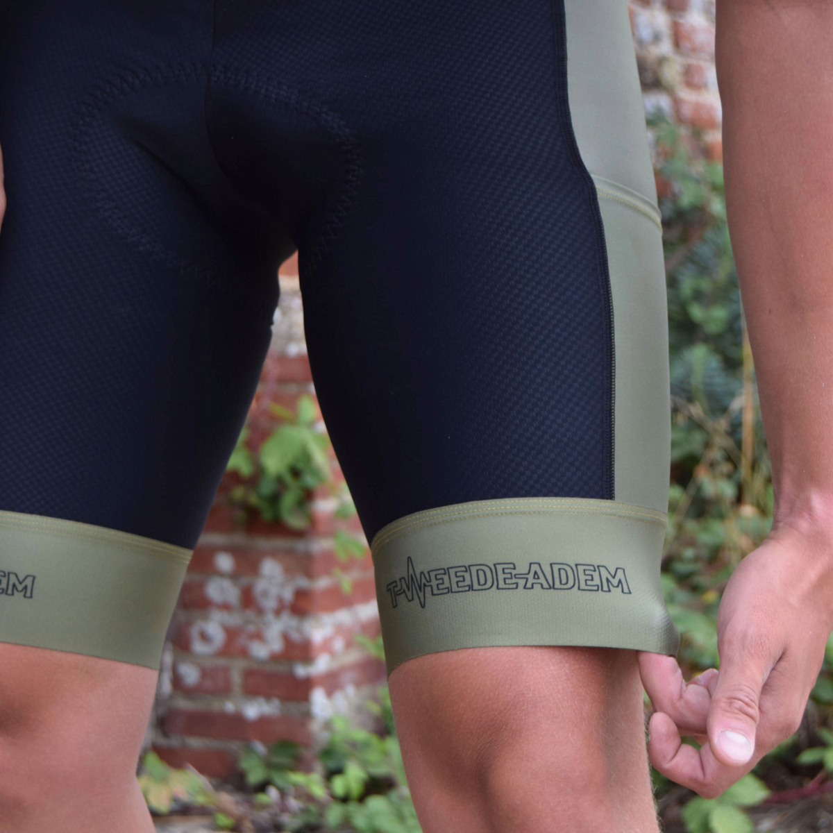 Olive Line Gravel Bib Shorts