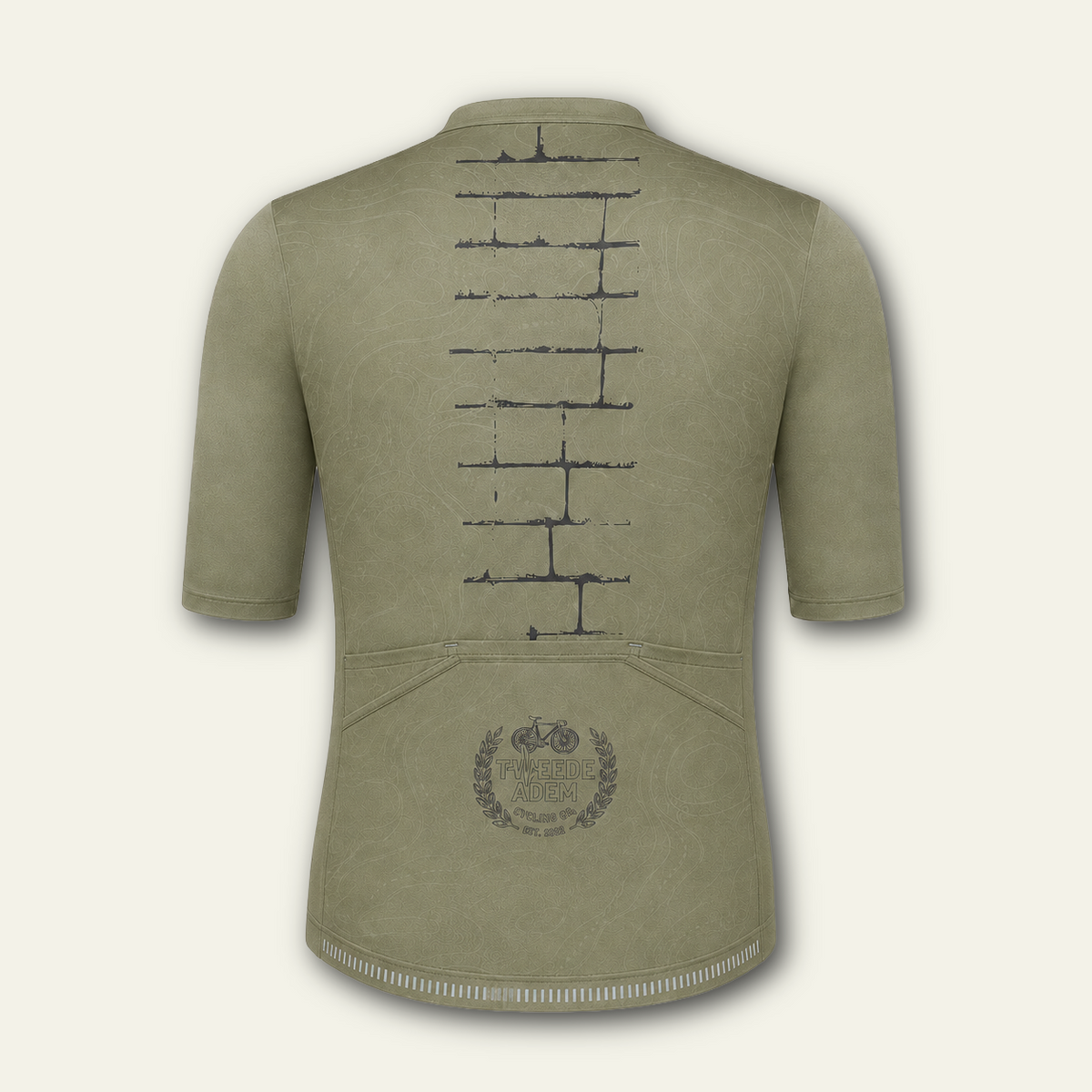 Olive Line Gravel Jersey