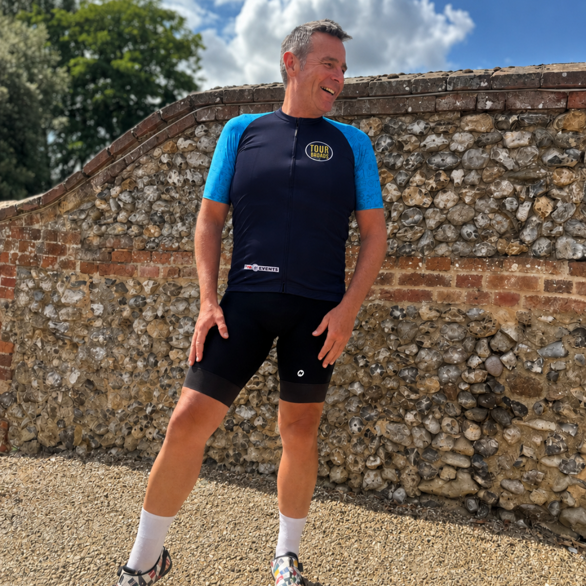 Tour de Broads Cycling Jersey 2026/27 - Navy & Blue