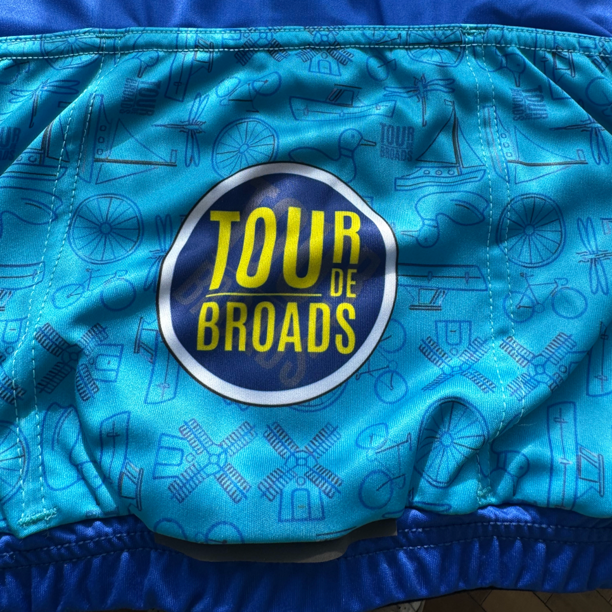 Tour de Broads Cycling Jersey 2026/27 - Navy & Blue