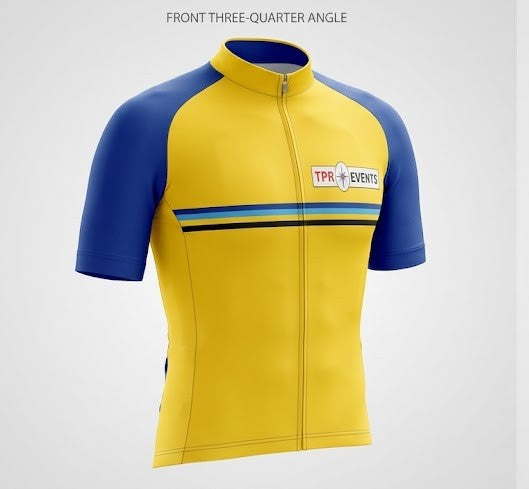 Pedal Norfolk Official Collaboration Cycling Jersey (Relaxed Fit Yellow)